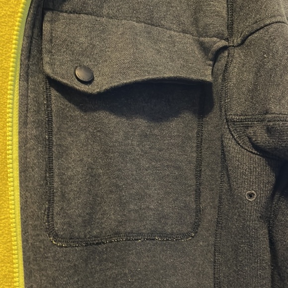 Lululemon sweatshirt/ hoodie gray/ lime size M/L - Picture 5 of 7